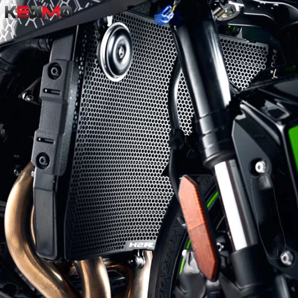 

CNC For Kawasaki Ninja H2 / H2R / H2SX Z H2 2024 2025 2026 Motorcycle Aluminium Radiator Grille Cover Guard Protection Protector