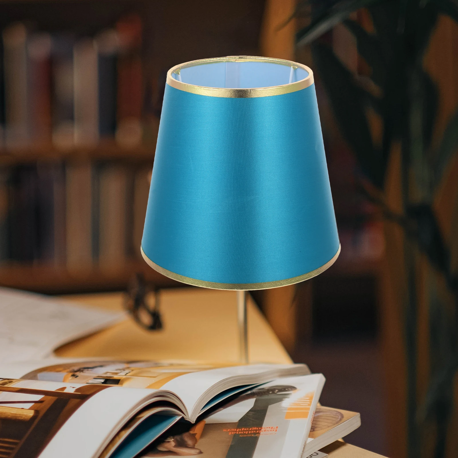 

Round Lamp Shade Fabric Light Cover For Table Desk Bedside E27 Modern Replacement Small Lampshade Home Hotel Decor Lighting