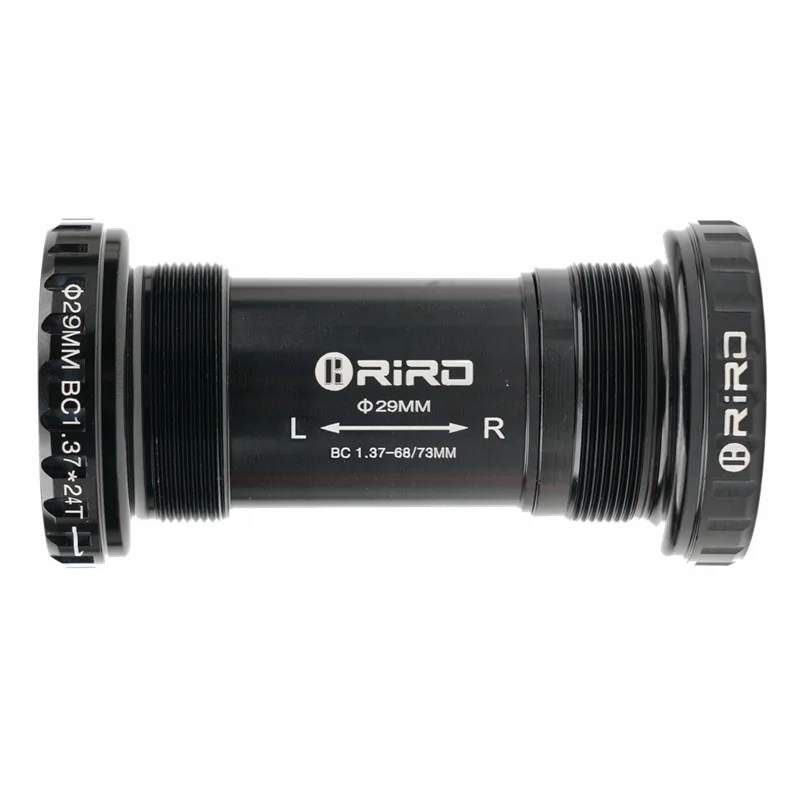 RIRO Bicycle DUB Central Axis 29MM Pelling Hollow One Rest Tooth Disc Thread Type Durable Bearing BB68/73MM