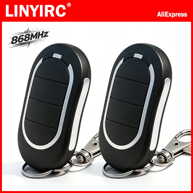 868 ALUTECH AT-4N AT 4N AT4N AT-4N-868 868MHz Garage Remote Control 868.35MHz Gate Remote Control Garage Door Opener Transmitter