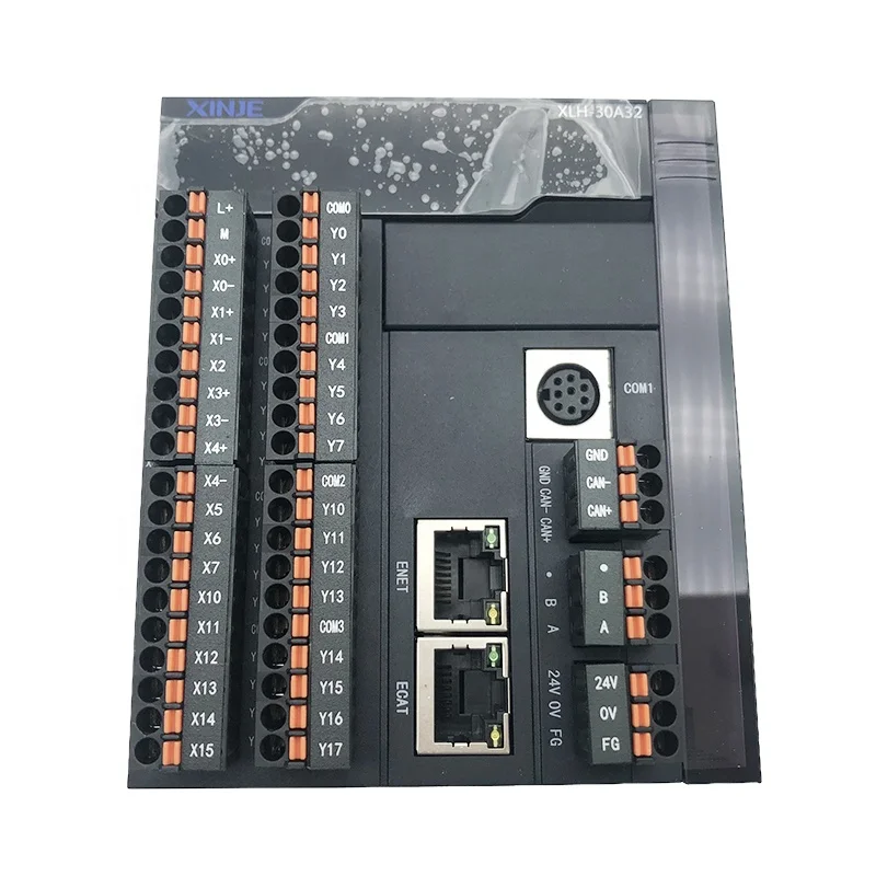 XINJE XLH 30A32 XLH سلسلة 32 محور EtherCAT حافلة تحكم 1 جيجا هرتز التردد الرئيسي 4 ميجابايت سعة البرنامج PLC PAC مخصصة