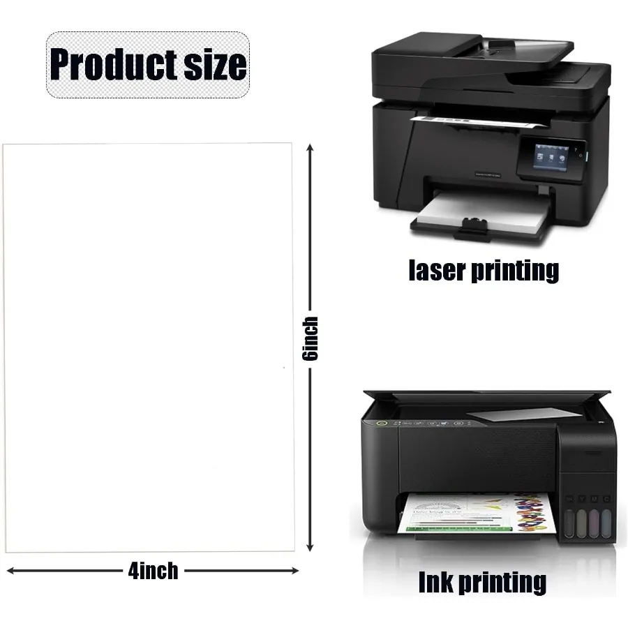 50 حزمة 4x6 ورق بطاقات أبيض فارغ سميك الوزن الثقيل 92 رطل بطاقة الأسهم لصنع بطاقات الفهرس بطاقات الدعوات بطاقات بريدية Pe