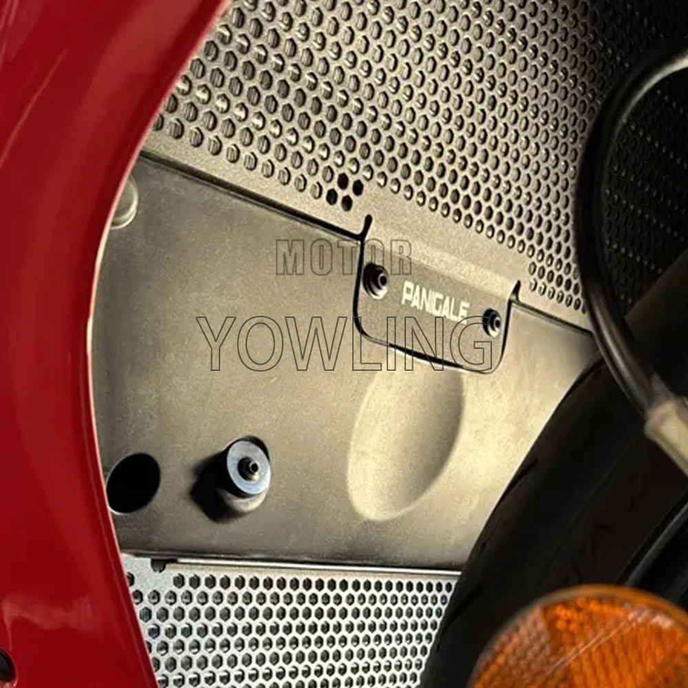 

Motorcycle Accessories For Ducati V2 Superquadro Final Edition 2025 2026 Radiator Guard Cover Oil Cooler Cooling Radiator Shield