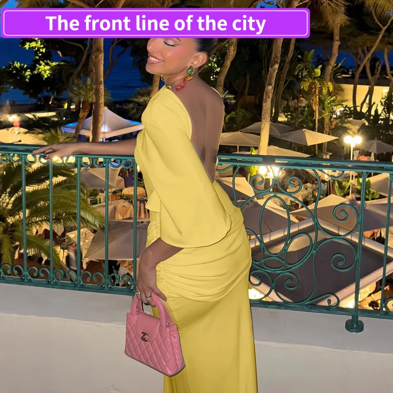 

Элегантная кружевная юбка миди с разрезом и декоративными элементами, облегающая, из полиэстера, для осеннего сезона