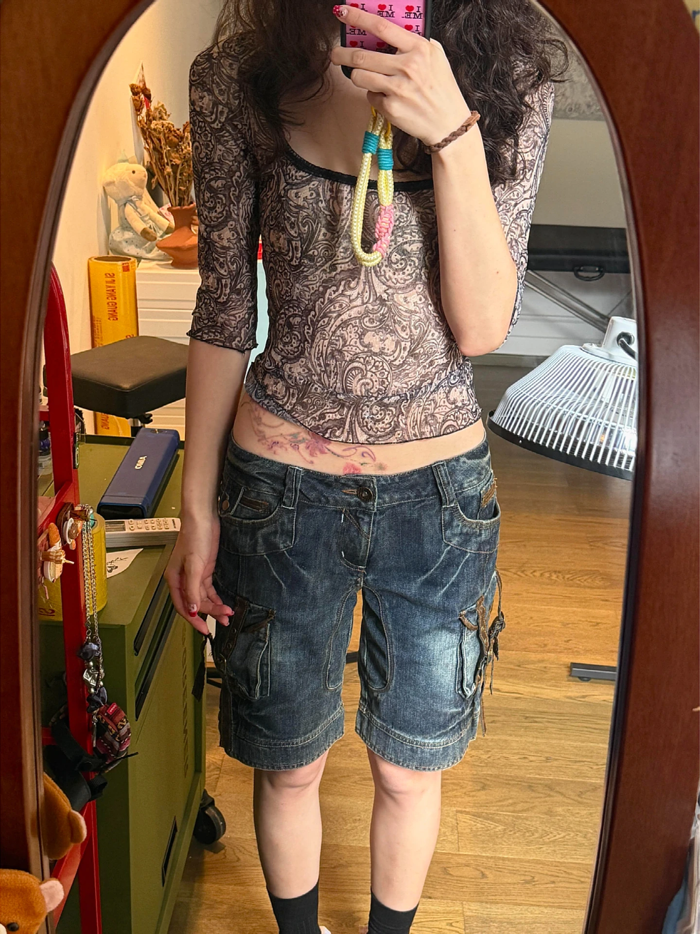 

Washed Vintage American Style Denim Shorts Women's Summer New Straight Leg Five-Point Pants Low Waist Street Style Casual