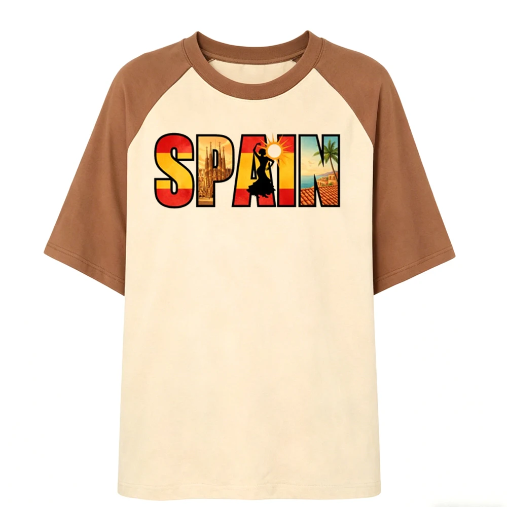 Camiseta de España para mujer, barata, estilo gótico, años 2000, liquidación, camiseta de verano, estilo baddie, cutecore, estética de fiesta, gráfico