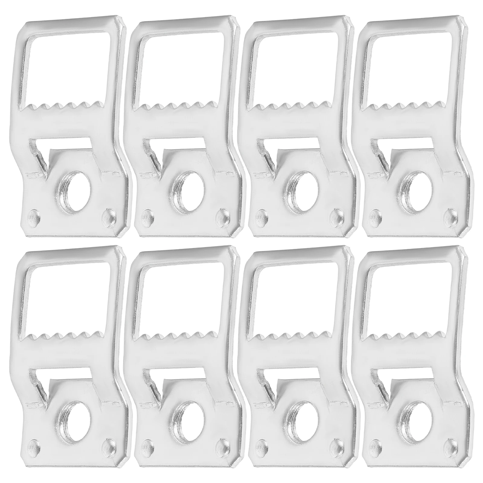 

50pcs Aluminum Frame Hooks Sturdy Picture Hangers for Photos Posters Artworks Walls Classroom Photo Hanging Kits