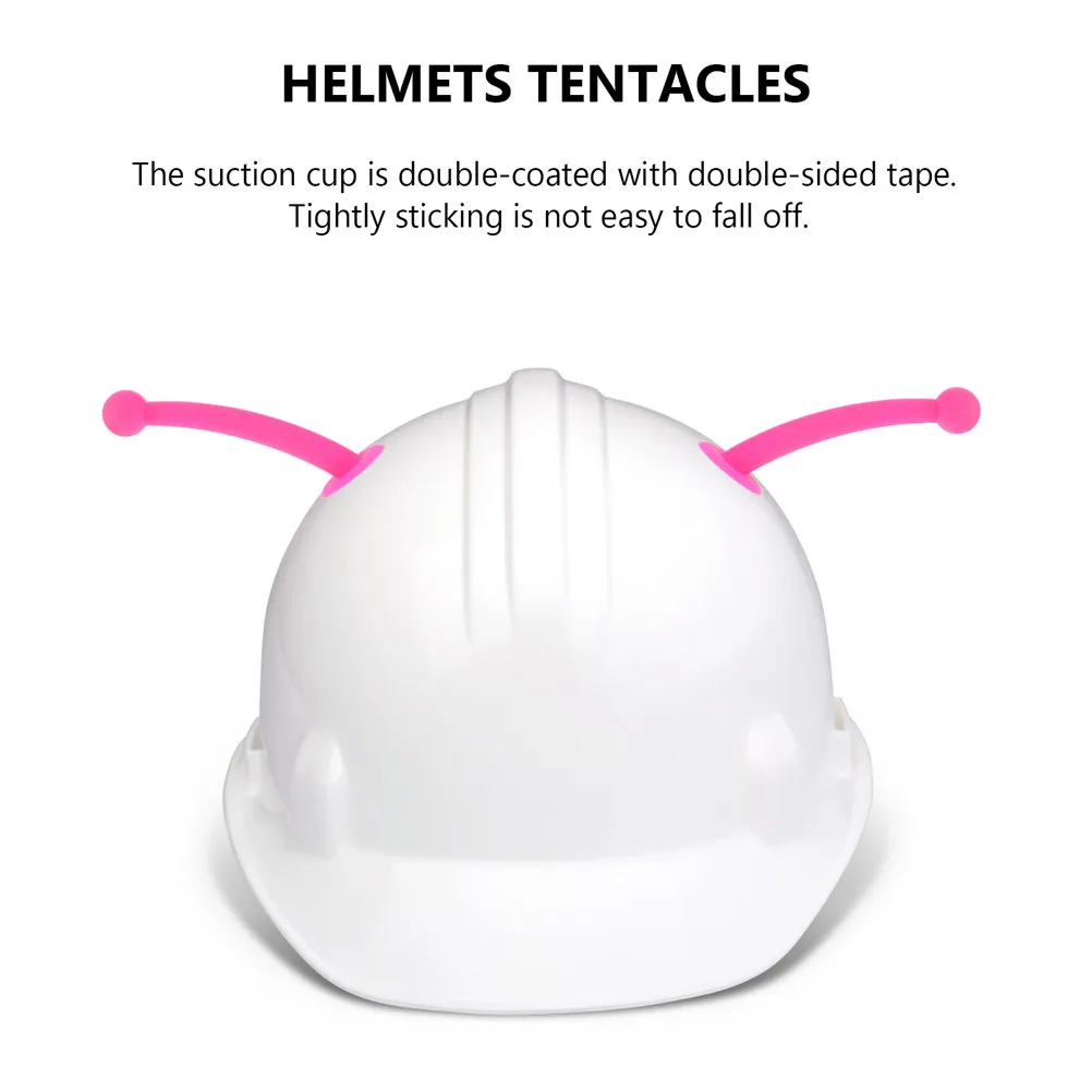 4Pcs Lightweight Silicone Suction Cup Tentacles Decor for Motorcycle Helmets Creative Flexible DIY Accessories
