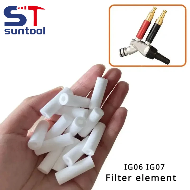 Suntool elemen Filter 50/100/200 buah 1003698 9/4x27mm untuk GM optik injektor aliran bubuk IG07 IG06