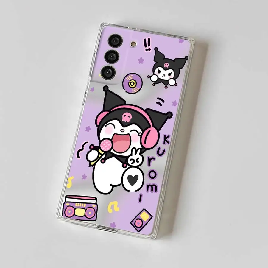 Custodia morbida per telefono per Samsung Galaxy S20 S25 Ultra S24 FE S10 Plus S22 S21 Nota 10 20 Ultra S23 Kawaii Sanrio Cinnamoroll