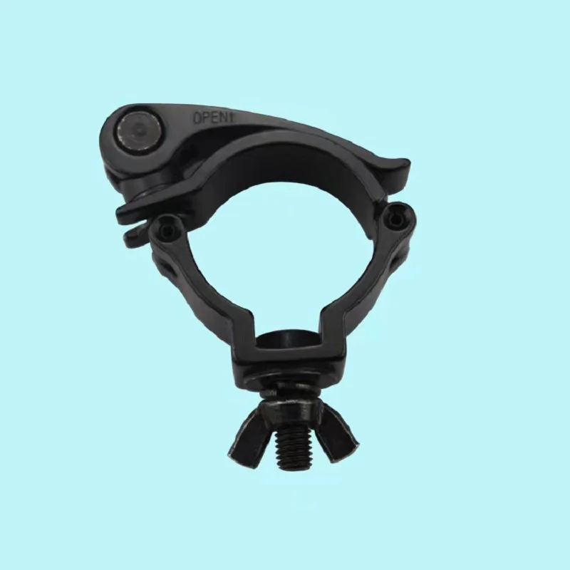 Stage Lighting Clamp Single Buckle Quick Release Clamp Truss Accessories Mounting Hook DJ LED Light Parts Aluminum  35mm Clamp