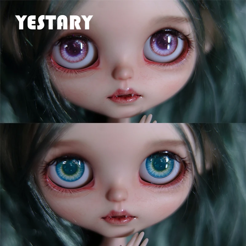 YESTARY BJD Blythe Dolls Accessories Glass Eyes For Toys DIY Handmade Series Eyes Doll Crafts BJD Dolls Eyes Toys For Girls Gift