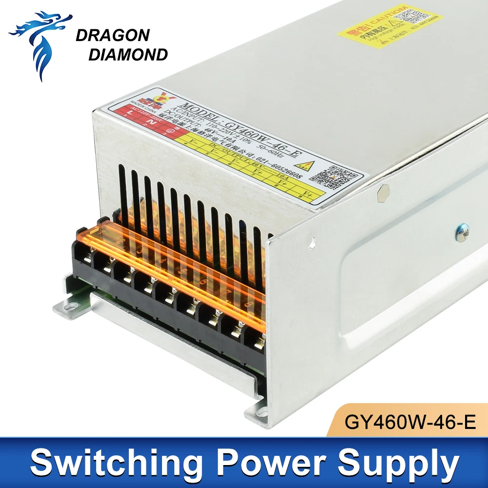 Guanyang CNC Switch Power Supply GY460W-46-A/E 46V 10A for Laser Cutting and Engraving Machine
