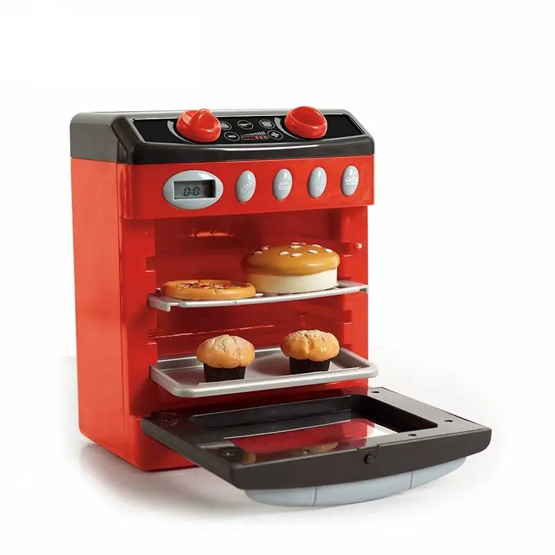 لعبة Play Go Fashion Slimline Toy Oven أجهزة مطبخ واقعية للعب التظاهري للأطفال
