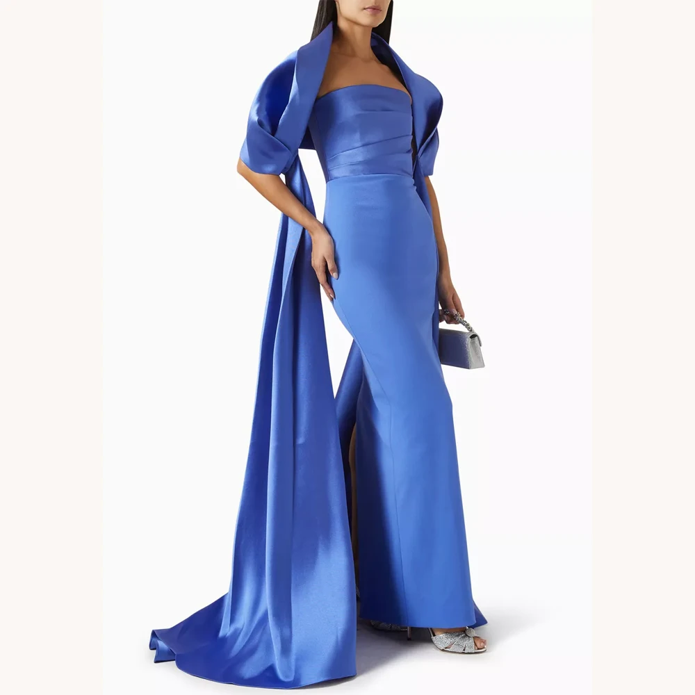 Maßgeschneidertes sexy elegantes Schleppe-Kleid, A-Linie, Abendkleider, Anlass, formell, exquisit, hochwertige Abschlussball-Party-Kleider für Frauen