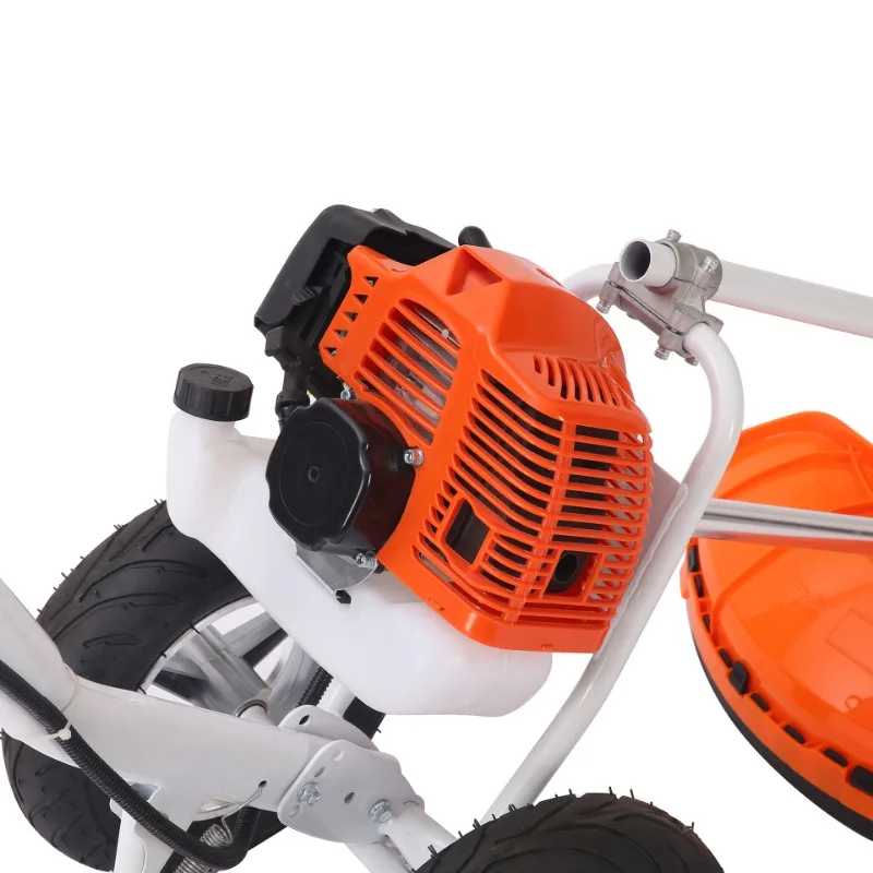 Hand-pushed rotary blade lawn mower Micro-tillage ditch Hand-pulled agricultural orchard machinery