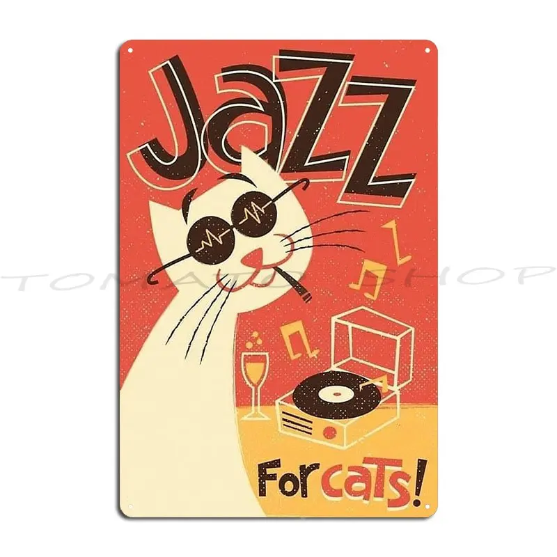 Montreux Jazz Festival Cat Orleans jazz Copy of Copy of 90's Retro Music Back To 90s  Metal Sign ClubTin Sign Poster
