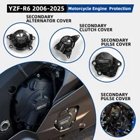 GBRacing para YAHAMA YZF-R6 STOCK conjunto de cubierta de motor 2006-2025 cubierta de alternador cubierta de embrague cubierta de sincronización Kit de bobina protector de cadena