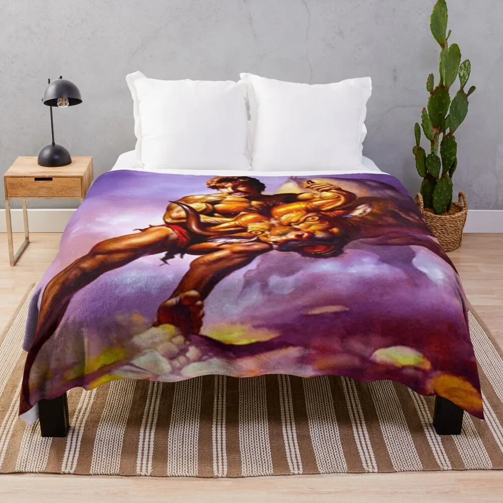 BESTSELLENG ball Painting Throw Blanket Vintage Blankets Sofas Of Decoration Blankets