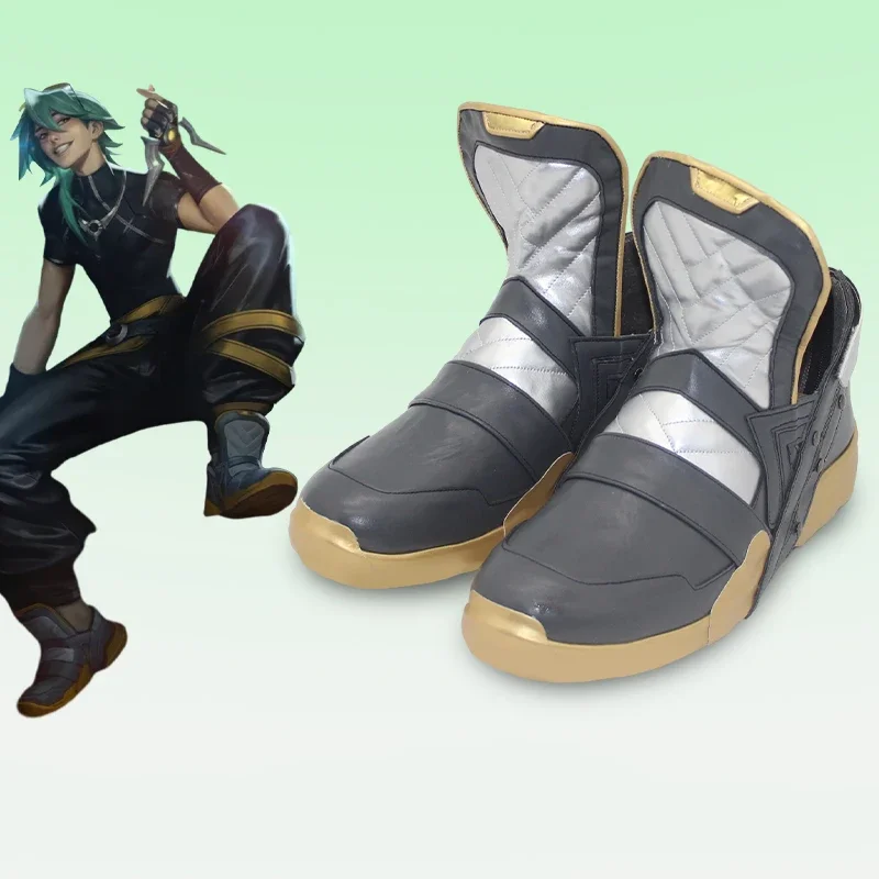 Lol Heartsteel Nieuwste Ezreal Cosplay Schoenen Gele Laarzen Spel Rollenspel Halloween Carnaval Party Outfit Kerst Prop Vrouwen Mannen