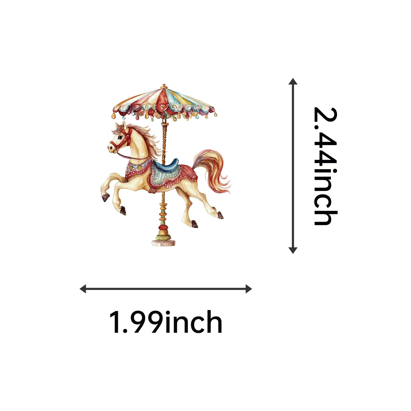 50Pcs Carnival Circus PET Stickers, Funny Clown Decals, Clear Waterproof Stickers for Journal Photocard DIY Decor