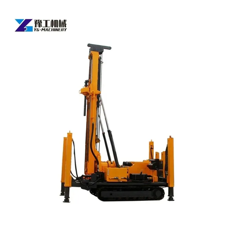 YG High Efficiency Water Well Drilling Rig Machine Mutifunctional Steel Crawler 3D Drill Rig Equipment Sale with Spare Parts