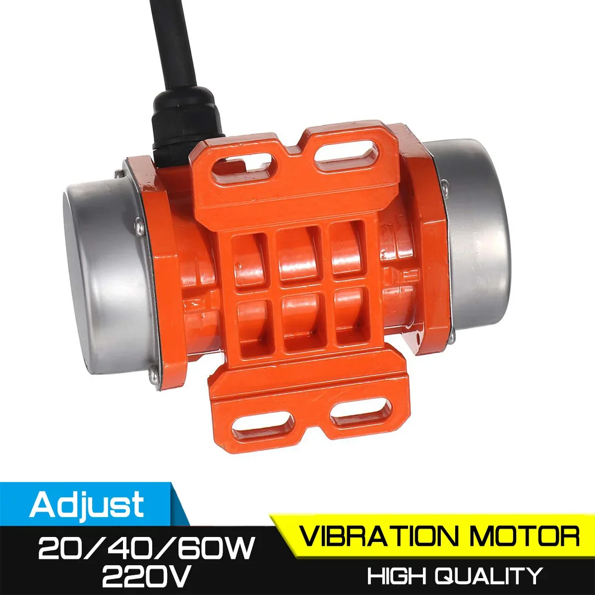 15W 30W 220V Adjustable Speed Vibrating Motor for Feeding Machine, Shotcrete Machine, Washing Machine + Motor Speed Controller