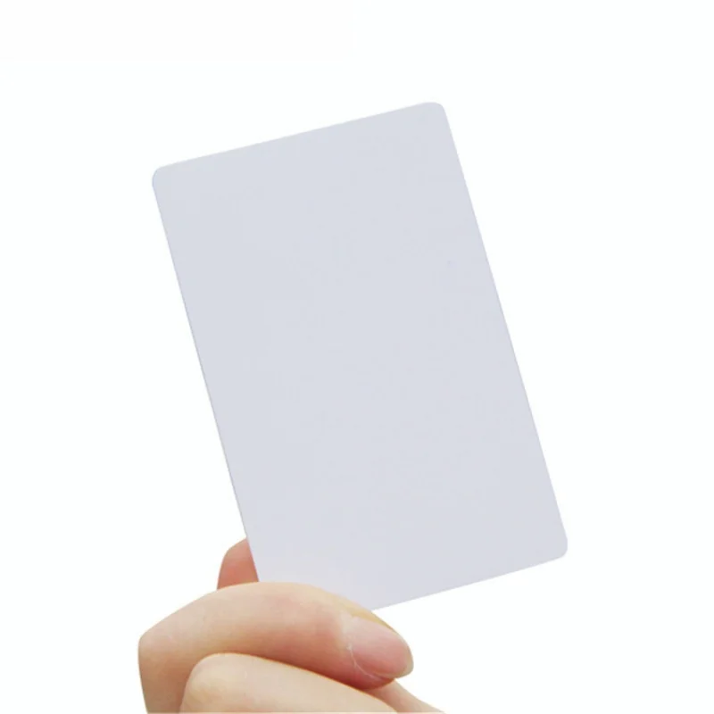 Special id white empty card PVC plastic card available chip, long service life