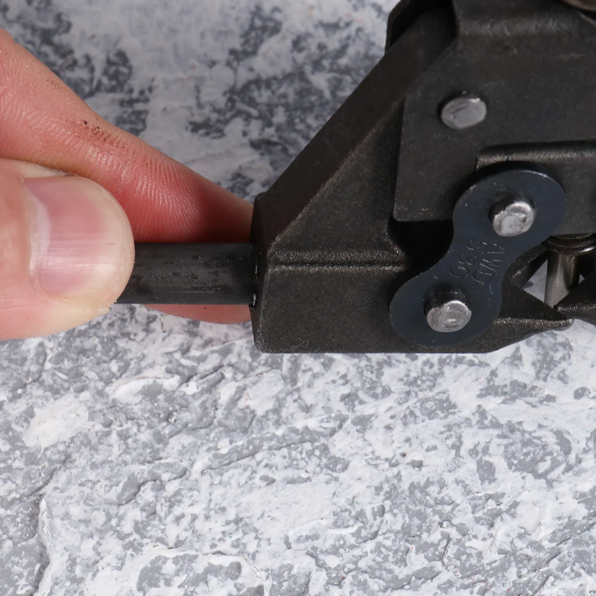 

Universal Bike Chain Repair Tool Splitter Cutter Breaker Remove Install Portable Metal Frame Rubber Grip Black