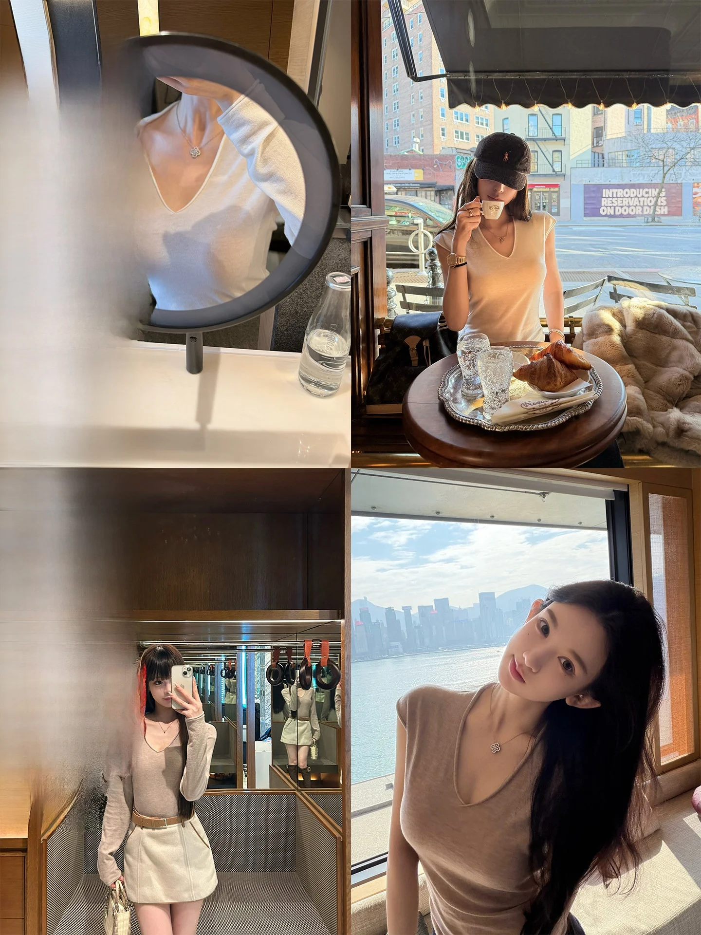 

Good Morning Fan Fan Knitted ort Sve Long Sve Women's Top Loose Fit V-Ne Casual Wear Spring Season Faion Sle