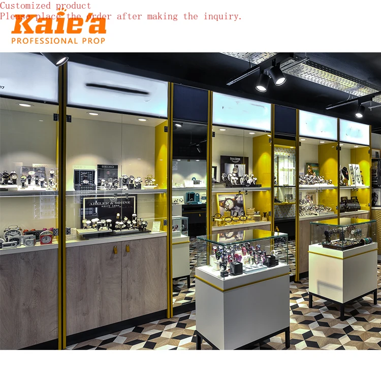 

Customized Glass Display Cabinet Glass Jewelry Store Furniture Retail Display Glass Jewelry Display Showcase