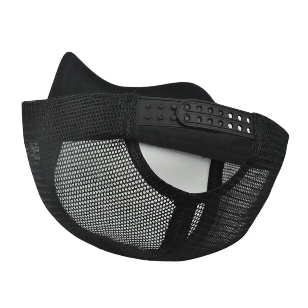 

Unisex Spong Mesh Baseball Cap Wide Brim Adjustable Peaked Cap Breathable Sunscreen Hat Summer