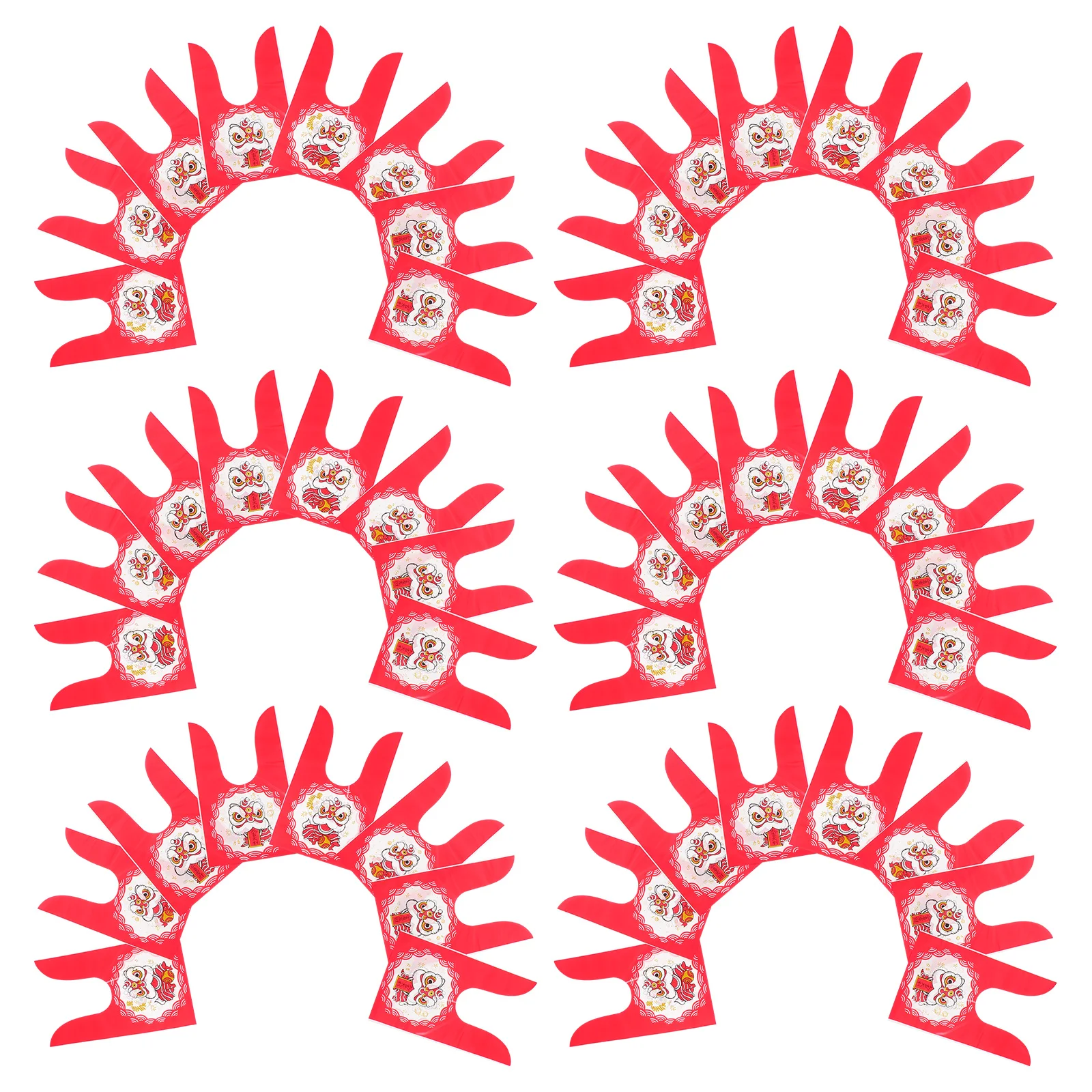 

50 Pcs New Year Gift Bag Packaging Bags of Sweet Plastic Pouch Christmas Goody Candy Chinese Treat Goodie Storage Portable