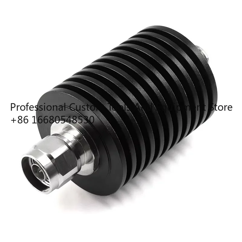 IOAXINQY 50W  Fixed Attenuator DC to 3GHz N-Type Male to Female 1 to 40dB 50Ω Microwave Coaxial Attenuator