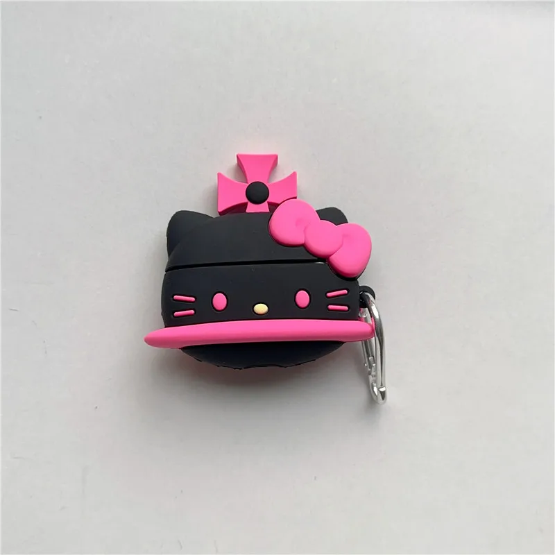 Kawaii HelloKitty etui ochronne Bluetooth Sanrio Anime Cartoon czerwone etui na słuchawki garnitur dla Airpodspro2 AirPods1/2