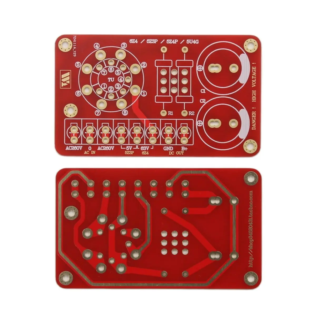 WZ-TU Ống CHỈNH LƯU Cung Cấp Điện Ban Bộ Phù Hợp Cho 6Z4/5Z3P/5Z4P/5AR4 Ống Đa Chức Năng