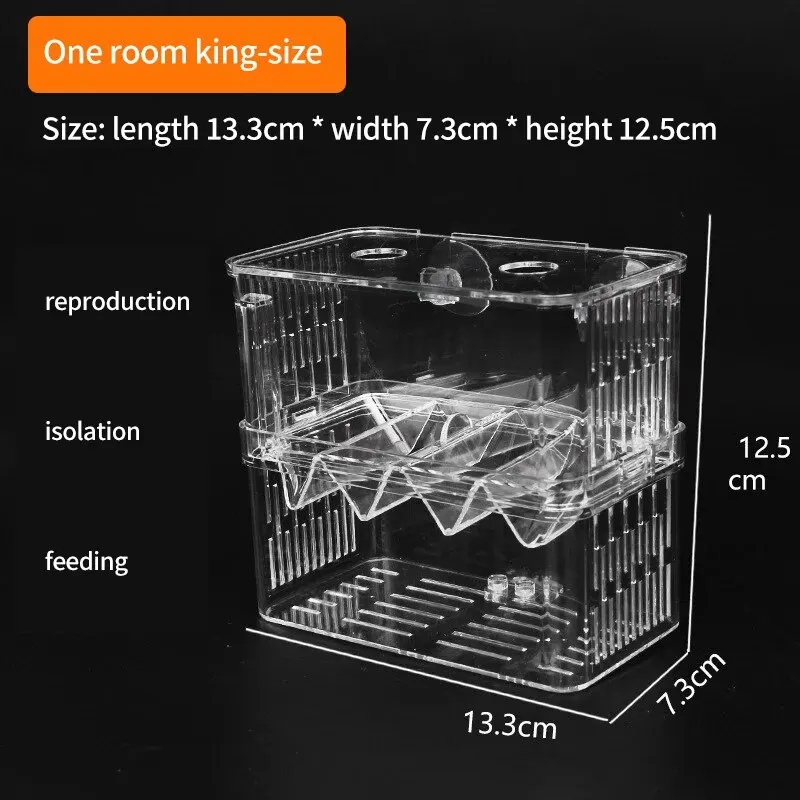 Pudełko hodowlane akwarium w zbiorniku do akwarium, inkubator hodowlany dla małych wylęgarni ryb, akrylowy rozdzielacz dla krewetek błazenek