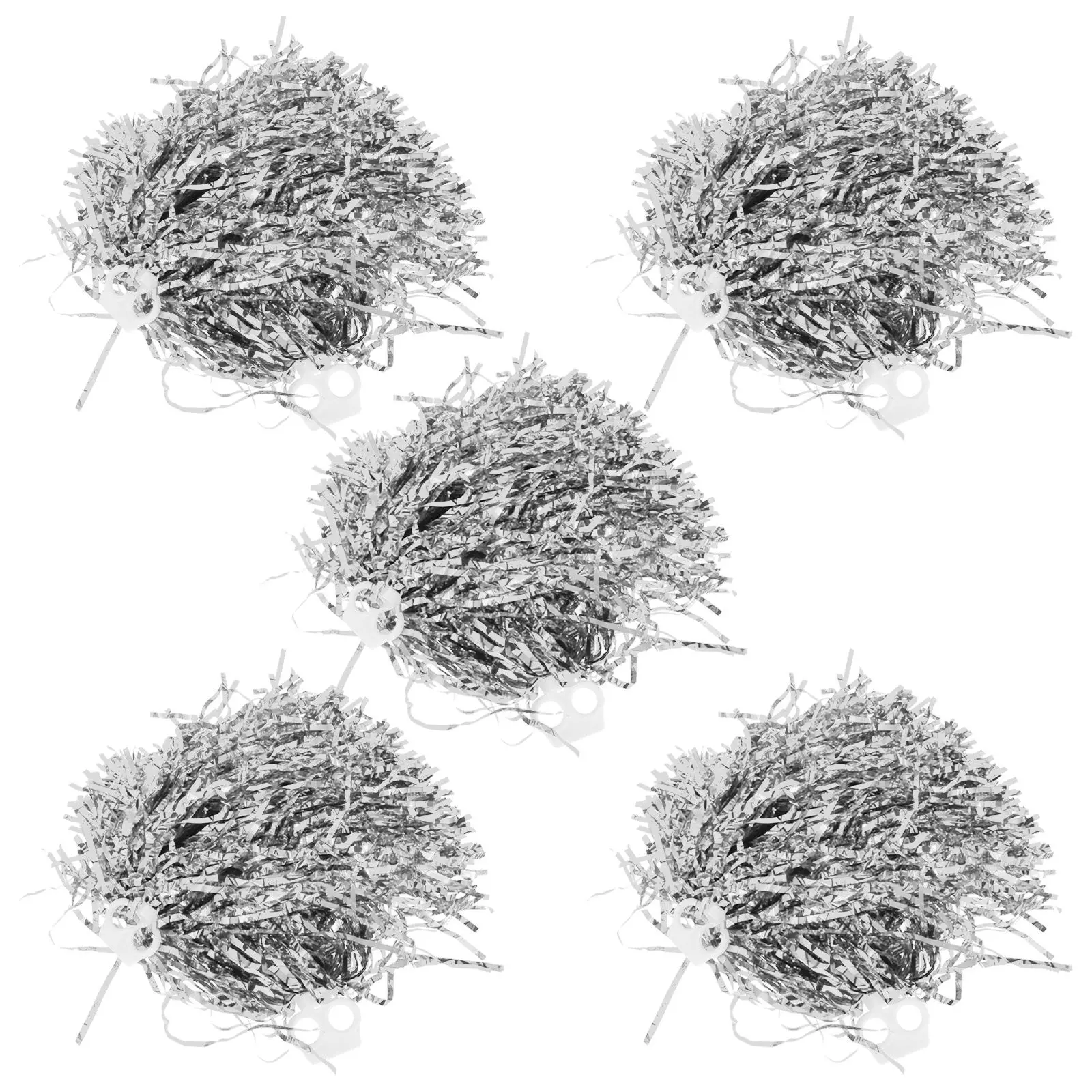 10Pcs Dancing Pom Poms Cheerleader Accessories Versatile Reusable Cheering Pom Poms for Sports Meeting Gymnastics Performance