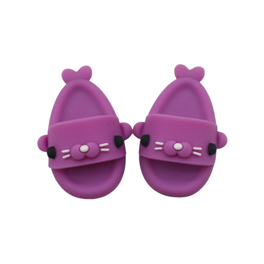 Fashion Hand-made Doll Shoes Dolls Accessories DIY Mini Shoes PVC Board Shoes Children Toys