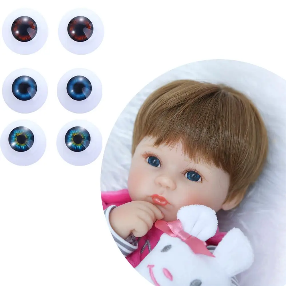 Accessoires de poupées, jouets de poupée 24/22/20mm, faux yeux, jouet Animal, poupée Reborn, globe oculaire, yeux de sécurité, poupée Bjd, globe oculaire