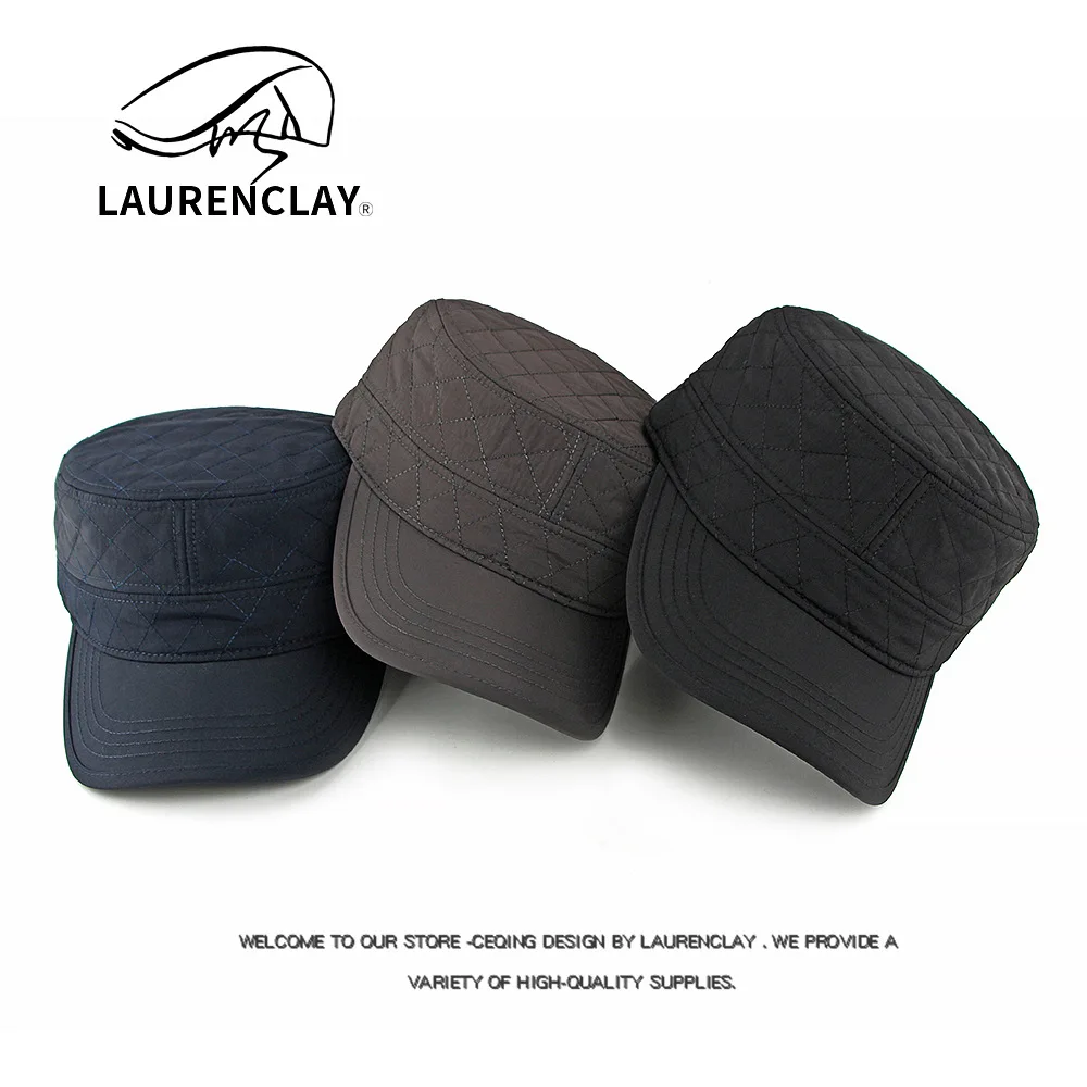 Fleece-lined And Thickened For Warmth, Fully Enclosed Cotton Hat, Outdoor Sun Protection Hat, Casual Military Hat