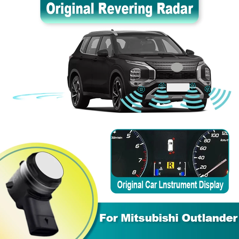 Original Sensors Rear Front Bumper Assistance Backup Reverse Sensors System For Mitsubishi Outlander 2016 to 2021 2022 2023 2024