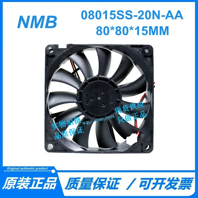 for 08015SS-20N-AA 20V 0.17A 8015 8cm Double Ball Bearing Inverter Cooling Fan for Projector