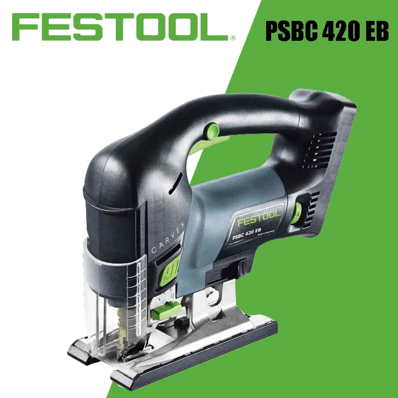 

FESTOOL PSBC 420 EB CARVEX 3800SPM 18V Lithium Brushless Cordless Pendulum Jigsaw Power Tools