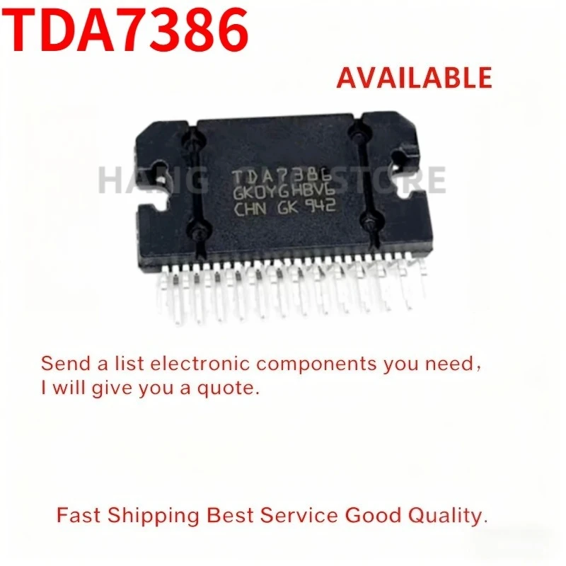 5Pcs/Lot Original and brand new  TDA7384 TDA7388 TDA7385 TDA7386 ZIP-25 Automotive audio amplifier IC Chip