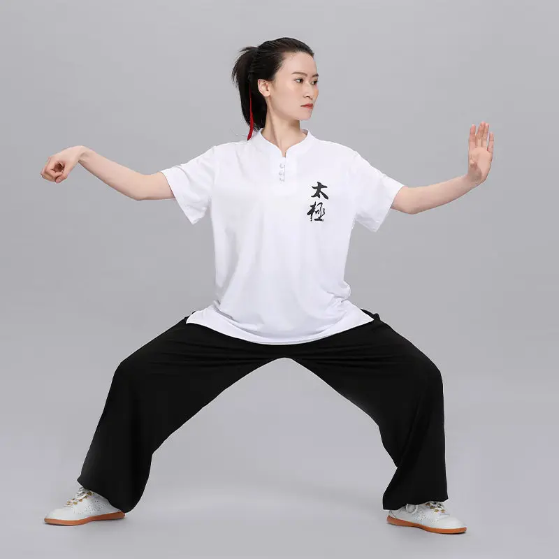 Taichi Uniform 2PC Set - Summer Short Sleeve for Martial Arts Group/Taichi/Baduanjin/Qigong Practice - 2026 New Arrival Breathab