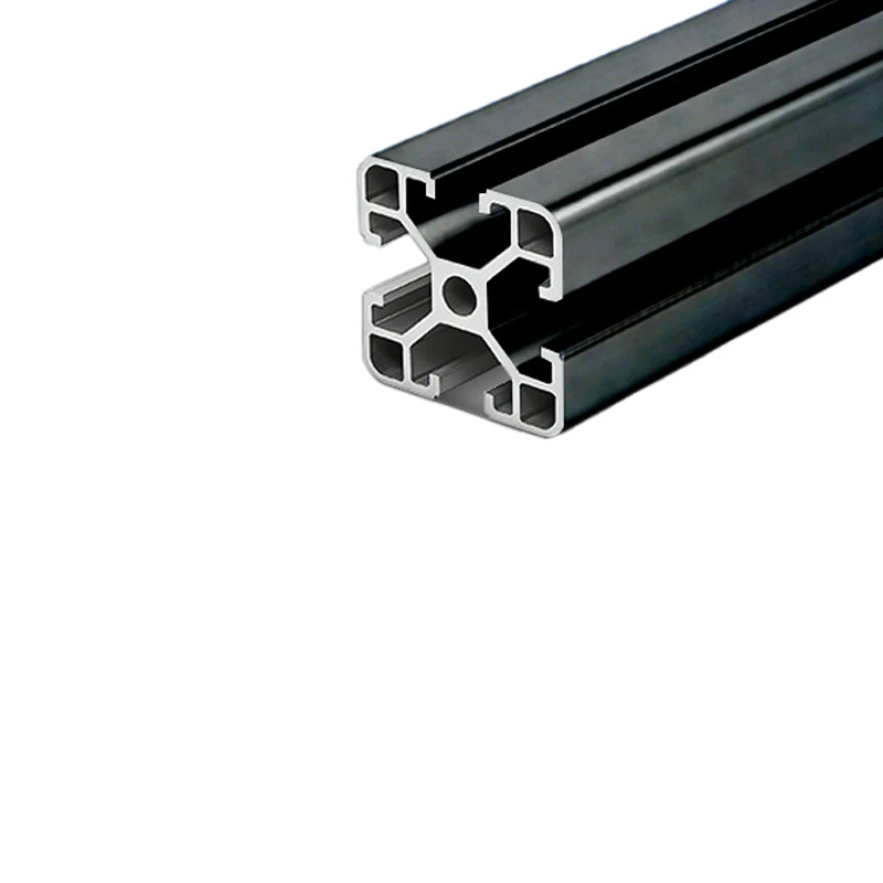 1PC 2PCS BLACK 4040 European Standard Anodized Aluminum Profile Extrusion 100-550mm Length Linear Rail for CNC 3D Printer CNC