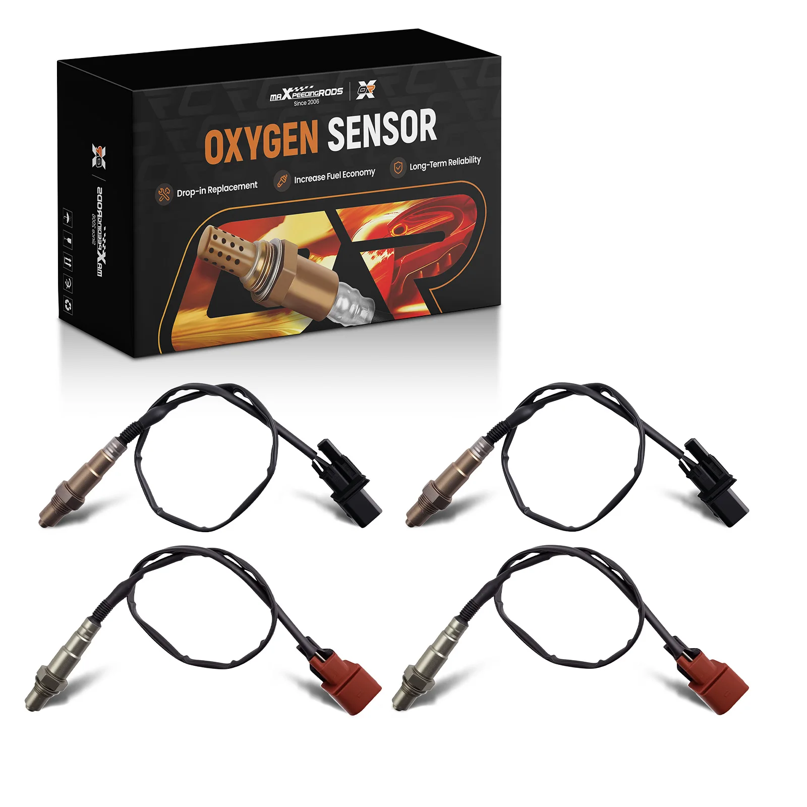 

4x Oxygen Sensor Up&Down For Porsche Cayenne Base 3.2L V6 2004-2006 234-4808