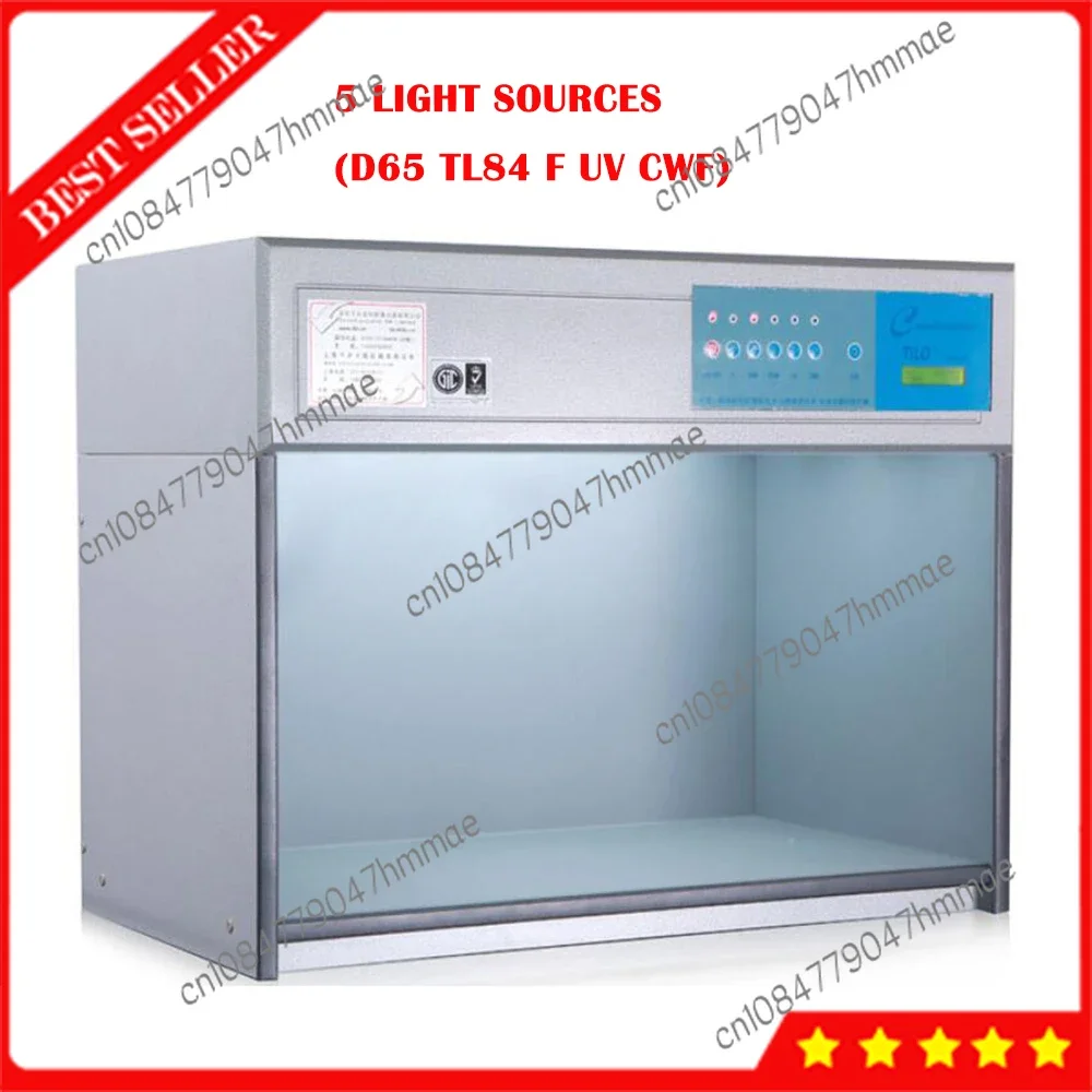 T60 Color Light Matching Cabinet Box Color Assessment Light Box With 5 Light Sources D65 TL84 F UV CWF