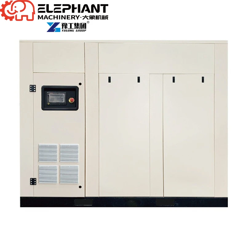 YG Portable Industrial Rotary Screw Air Compressor 3-7.5kW/5-15HP High Pressure Lubricated Motor Energy Saving